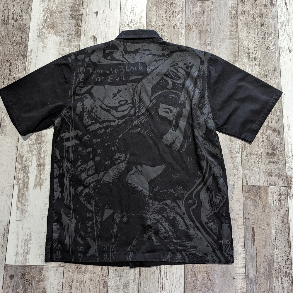 Harley Davidson collared‎ button down black size L